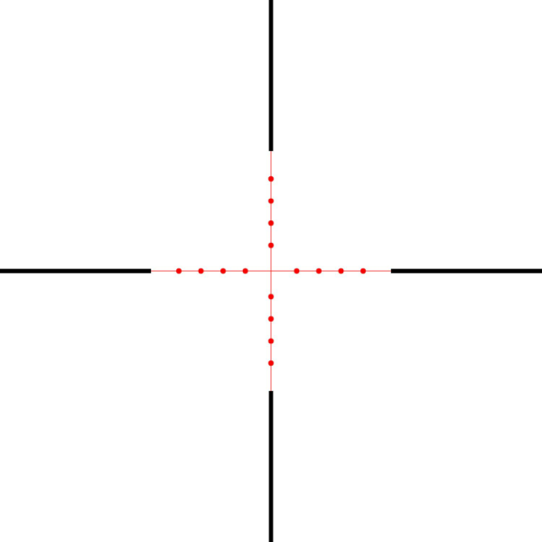 HAWKE Vantage 1'' SFP 6-24x50 AO IR (Mil Dot) Tüfek Dürbünü 14265