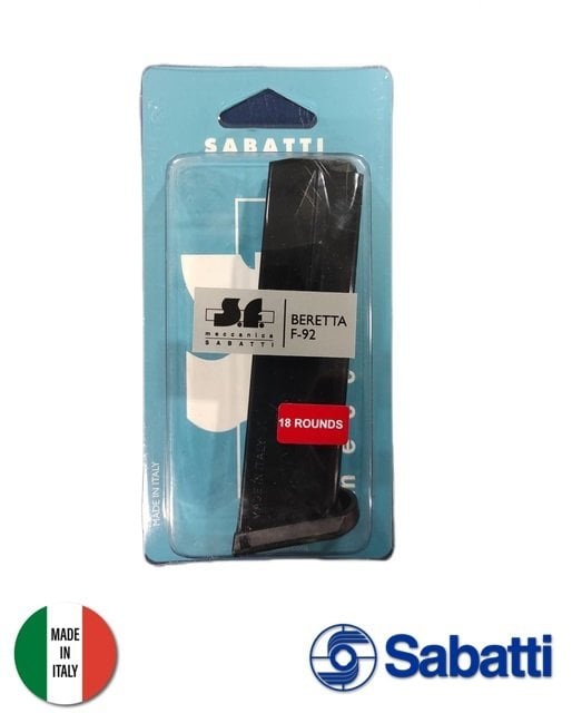 Sabatti Beretta F92 Siyah Şarjör 18Round