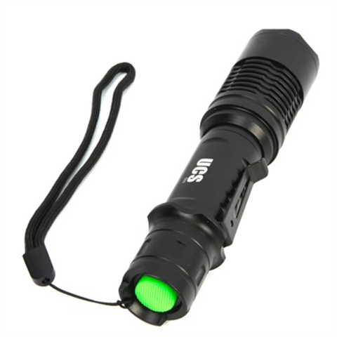 UCS AYSAN 505 STRONG FLASHLIGHT LED ŞARJLI EL FENERI + MONTAJ AYAGI