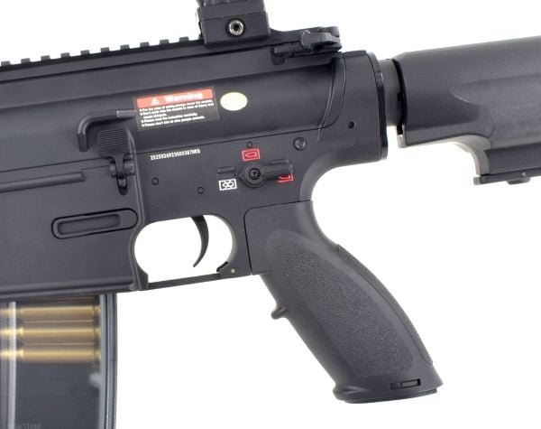 Golden Eagle HK417 Full Metal 70BB Midcap Şarjörlü Mosfet CERACOTE  Airsoft Tüfek - Siyah