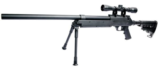 URBAN SNIPER YAYLI AIRSOFT TÜFEK Dahili Bipod ve Dürbün-  16769