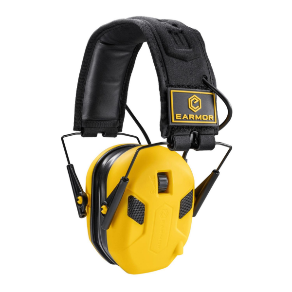 EARMOR M300X 4Mikrofon JEL SARI Elektronik Atış Kulaklığı - AUX
