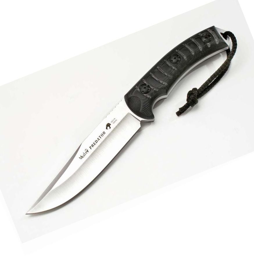 Muela Predator Serisi Siyah Micarta Bıçak