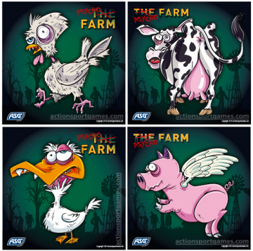 ASG KOMİK HEDEF KAĞIDI 100lü Paket