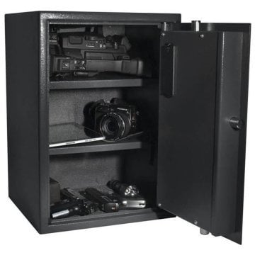 BARSKA Parmak İzi Kilitli Biyometrik Güvenlik Kasa