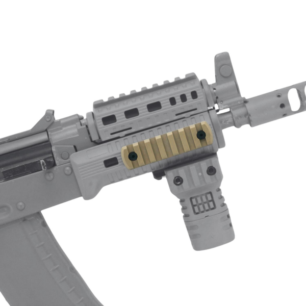 DLG M-Lok Kundak Uyumlu 7 Slot TAN Picatinny Rayı DLG-111-TN