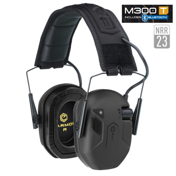 EARMOR M300T Bluetooth Elektronik Atış Kulaklığı Kulak Koruma (Black) Siyah M300T-BK