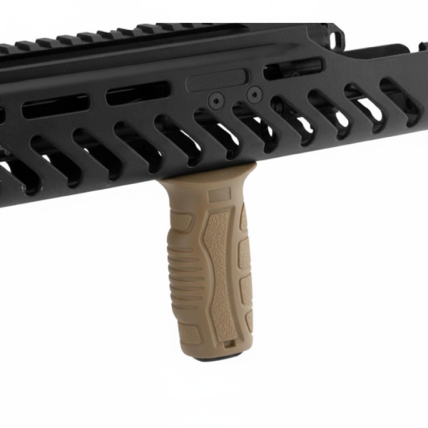 DLG-164 AK104 M4/M16 Dikey Sert Polimer Kaymaz M-LOK Tutamak Grip - TAN