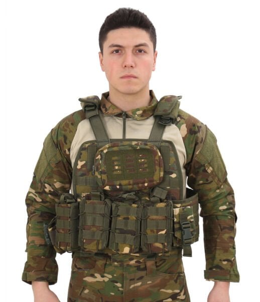 Single Sword Askeri Multicam Pratik Hücum Yeleği