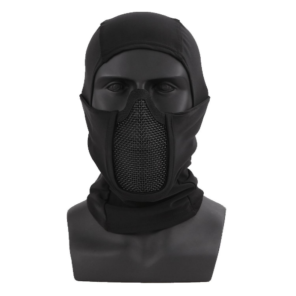 EmersonGear Telli Balaklava – Siyah Shadow Warrior (Buğu Önleyici)