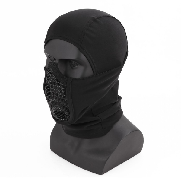 EmersonGear Telli Balaklava – Siyah Shadow Warrior (Buğu Önleyici)