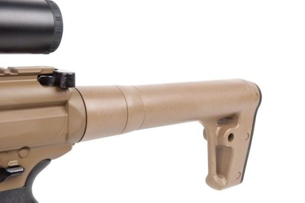 Sig Sauer MCX SCOPED CO2 YİVLİ YARI OTOMATİK HAVALI TÜFEK (PELLET)  & 1-4x24 DÜRBÜN SET - TAN