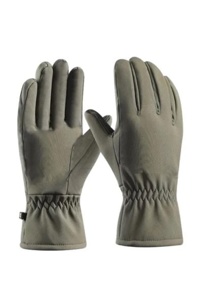 Single Sword Softshell Soğuk ve Rüzgar Geçirmez, Suya Dayanıklı Eldiven SİYAH