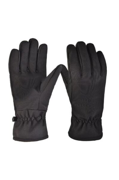 Single Sword Softshell Soğuk ve Rüzgar Geçirmez, Suya Dayanıklı Eldiven SİYAH