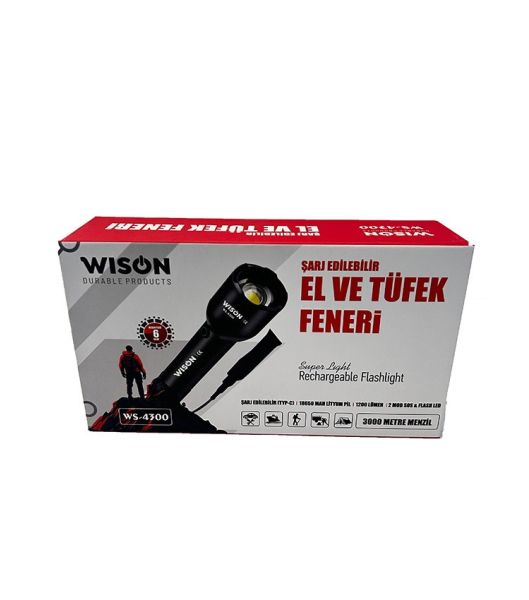 WISON WS-4300 1200 LUMEN EL FENERİ