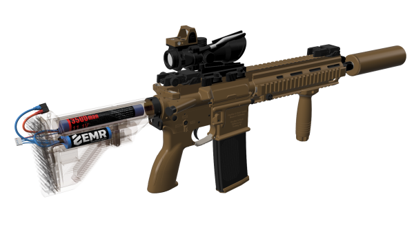 EMR 11.1V 3500mAh Lithium Ion İki Yaprak Airsoft Pil T-Plug