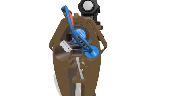 EMR 11.1V 3500mAh Lithium Ion İki Yaprak Airsoft Pil Tamiya