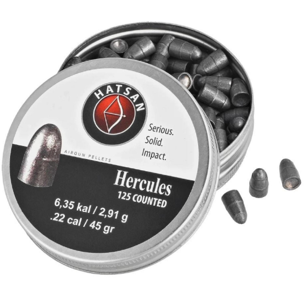 Hatsan Hercules .25 / 6,35 mm Havalı Saçma - 5’li Paket (625 Adet)