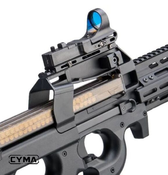 CYMA P90 RIS Raylı Siyah AEG Airsoft Tüfek
