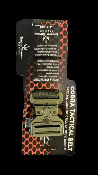 TAKTIK KOBRA KEMER HAKI METAL TOKALI