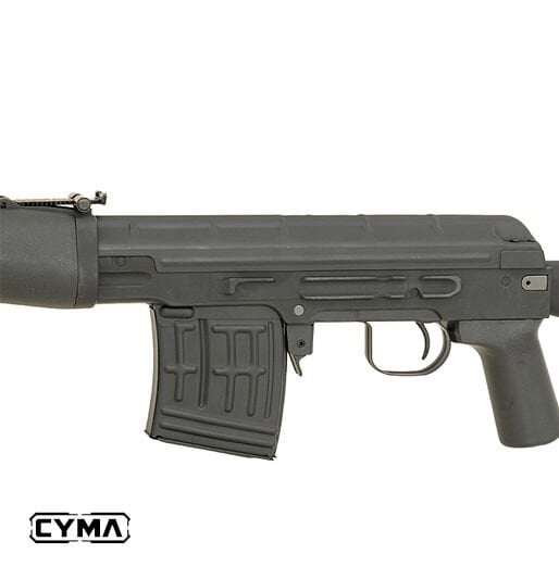 CYMA DRAGONUV SVD-S Katlanır Dipçik AEG Airsoft Sniper Tüfek SIYAH CM057S