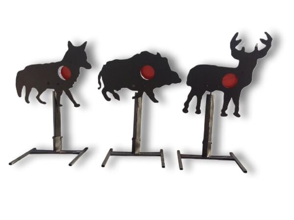 Domuz Şeklinde Hayvan Figürlü Çelik Hedef