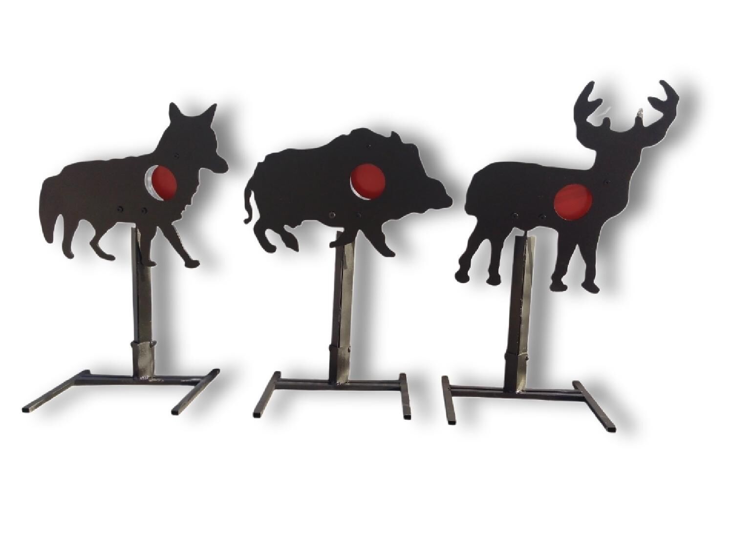 Tilki Şeklinde Hayvan Figürlü Çelik Hedef