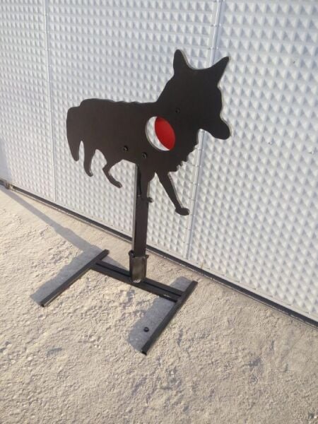 Tilki Şeklinde Hayvan Figürlü Çelik Hedef