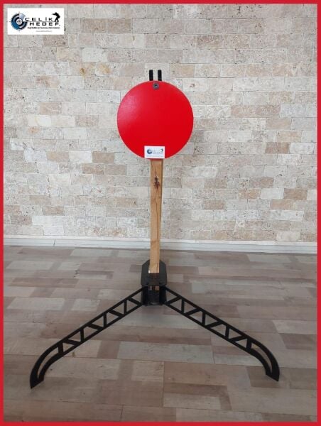 Ahşap Direkli Yuvarlak Gong Hedef