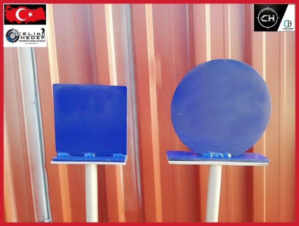IPSC Metal Dix '3 Takım' Çelik Hedef Takımları (Yuvarlak Model)