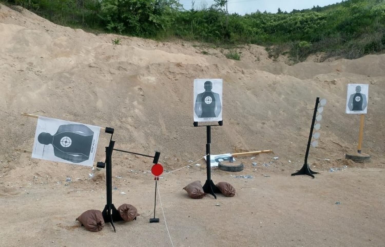 IPSC ve IDPA Dönen Hedef Sistemi Steel Target - Çelik Hedef --- Nato Stok Numaralı (CHS-6)
