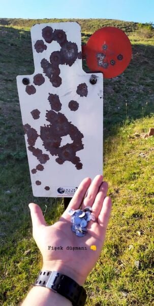 IDPA Rehine Silueti Çelik Hedef