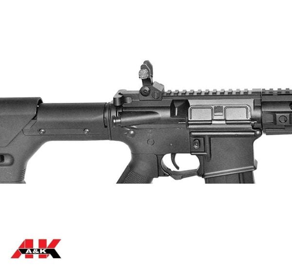 A&K M4 DMR Diamond Head Susturucu Replikalı AEG TÜFEK - Siyah