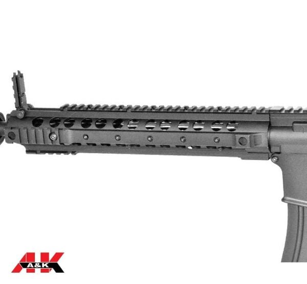 A&K M4 DMR Diamond Head Susturucu Replikalı AEG TÜFEK - Siyah