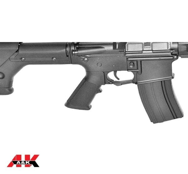 A&K M4 DMR Diamond Head Susturucu Replikalı AEG TÜFEK - Siyah