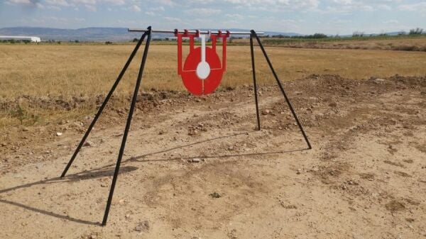 Artıkıl Sallanır Çelik Hedef (9mm-Türevleri)