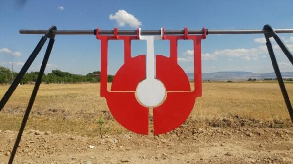 Artıkıl Sallanır Çelik Hedef (9mm-Türevleri)