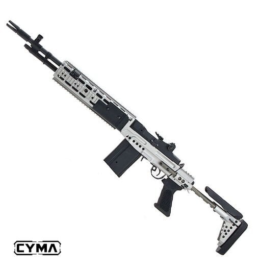 CYMA FULL METAL M14 EBR SILVER MARKSMAN AİRSOFT AEG EBR DİPÇİKLİ (CM032G-SV)
