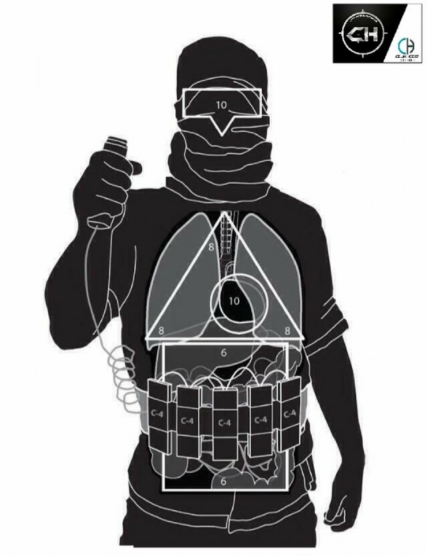 Kağıt Hedef Çeşitleri-Tek Renk 250 Adet 50x70cm MODEL-17