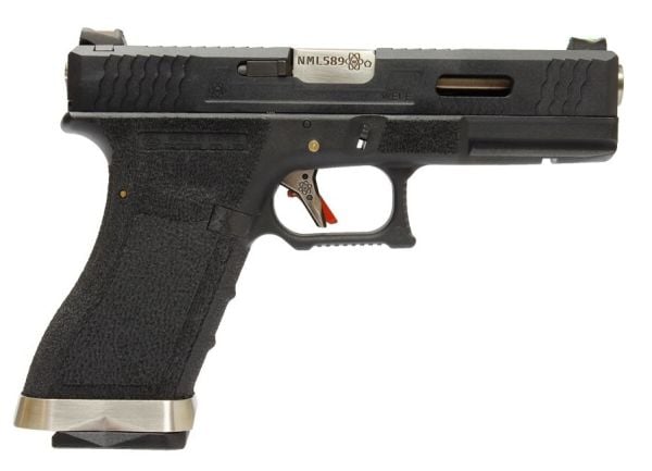 WE Glock G17 T5 Black/Silver GBB Airsoft Tabanca