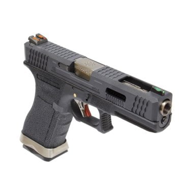 WE Glock G17 T5 Black/Silver GBB Airsoft Tabanca