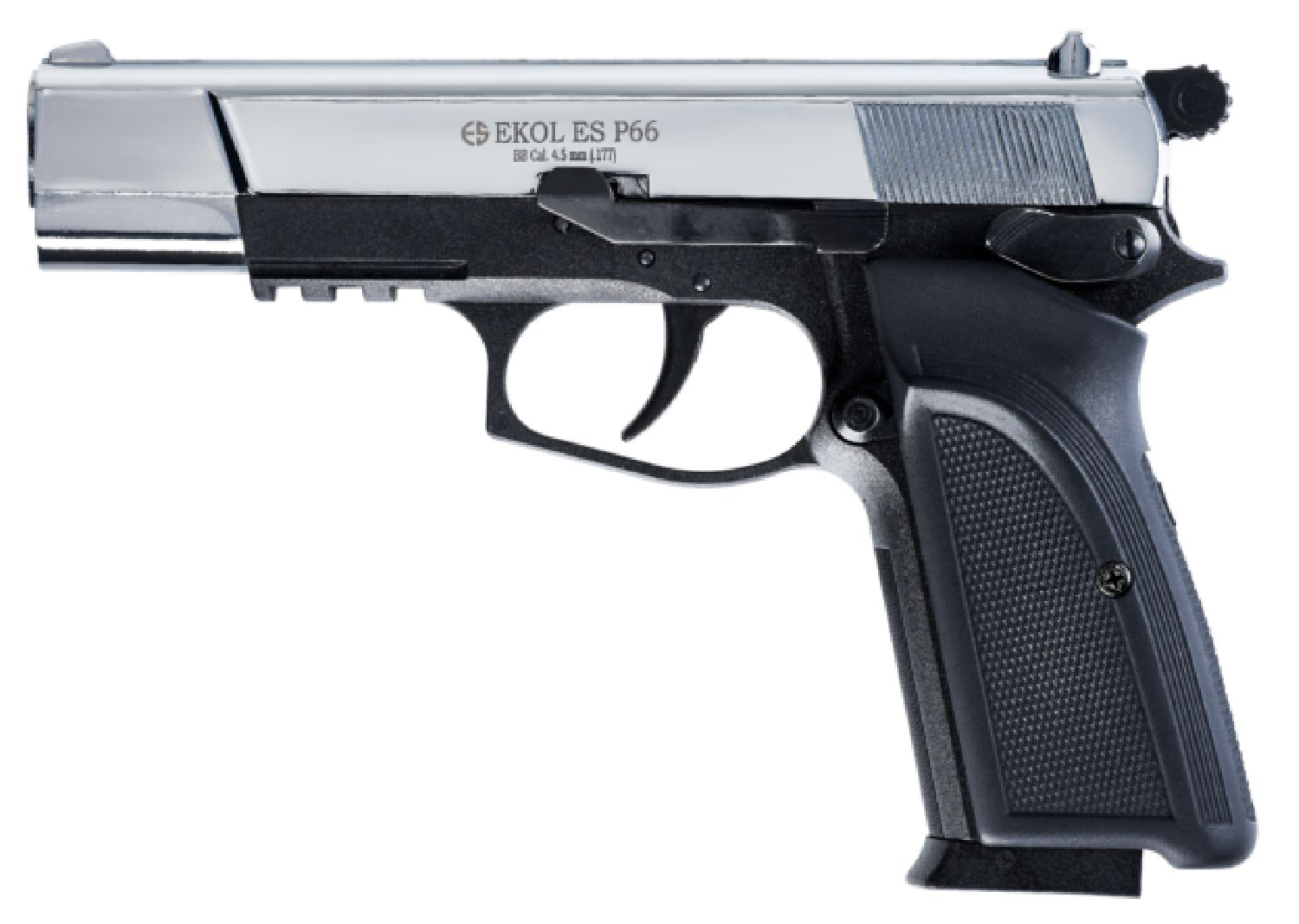 EKOL ES P66 4.5MM Polimer Parlak Beyaz Havalı Tabanca