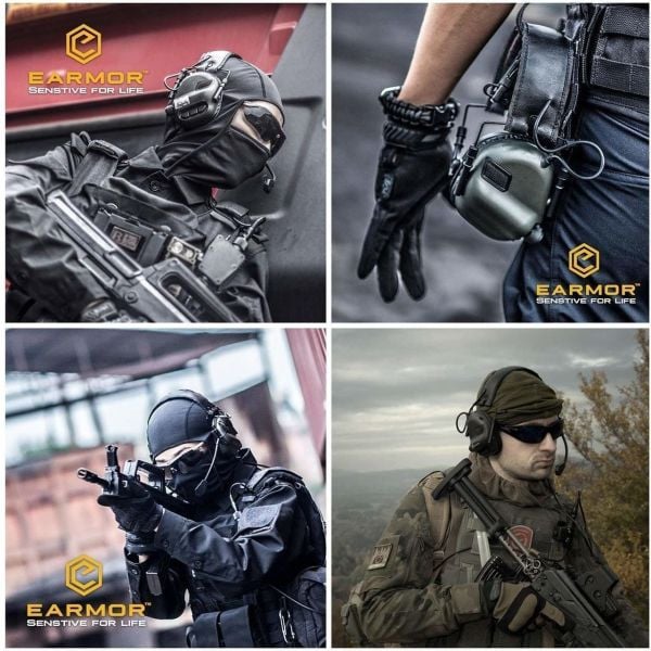 OPSMEN EARMOR M31 MOD3 Aktif Koruma Atış Kulaklığı (Coyote Brown)  Kahverengi