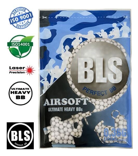 BLS PRECISION  0.36G ULTIMATE HEAVY AIRSOFT BB - 1000 ADET