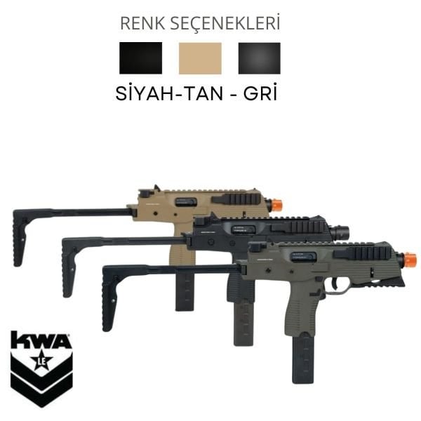 KWA KMP9R- NS2 HAFİF MAKİNELİ GBB TÜFEK