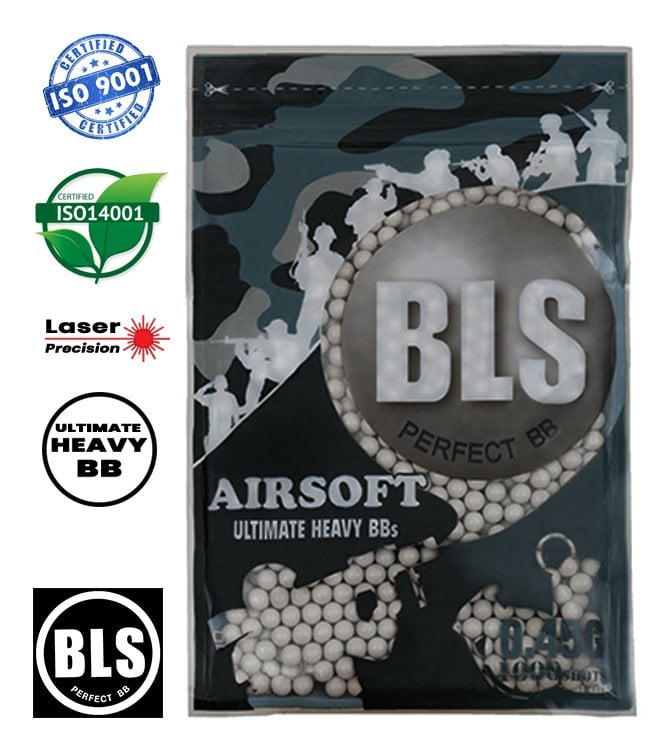 BLS PRECISION  0.45G ULTIMATE HEAVY AIRSOFT BB - 1000 ADET