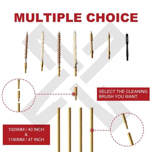 Vector GUNPANY  12GA Av Tüfeği Temizleme Harbi Seti SCCK-08