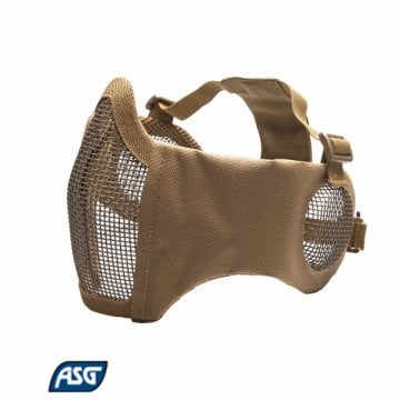ASG Kulak Ağız Korumalı Airsoft Maske TAN Çöl rengi - 19234