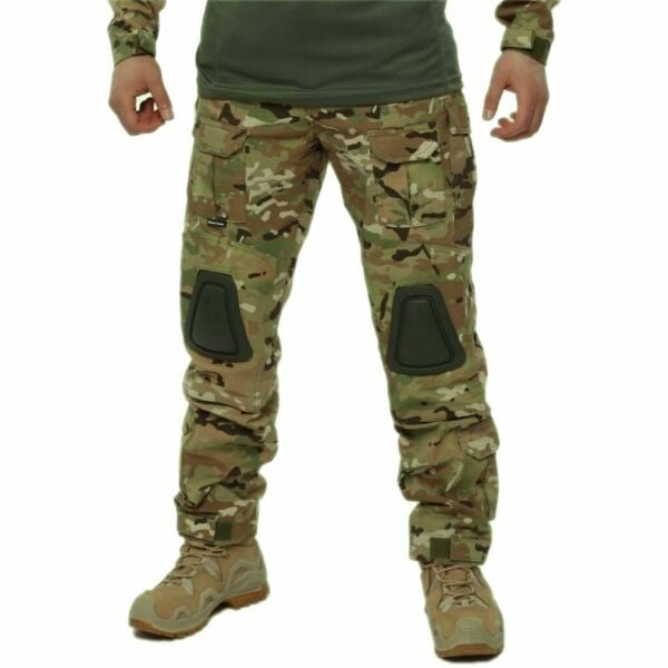 SS Dizlikli MULTICAM Taktik Kamuflaj Takımı  - Outdoor Taktik Camo Suit