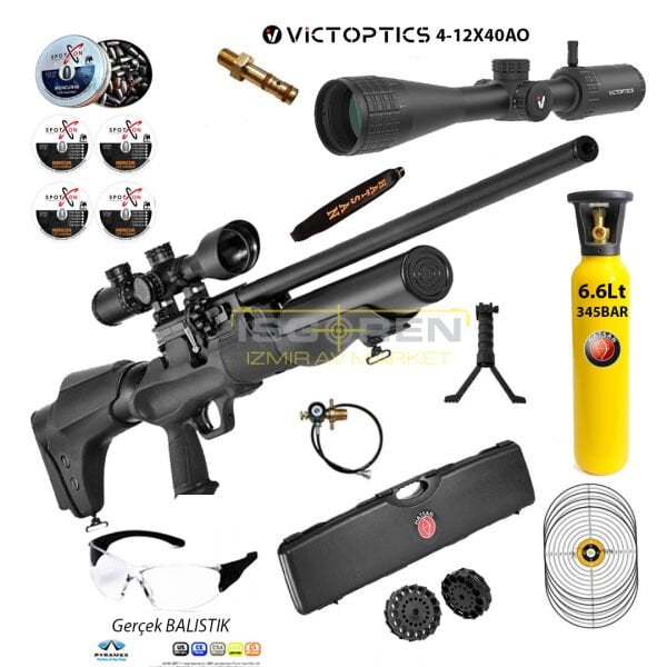 Hatsan Hercules 666 6.35mm / Çelik Kampanya Seti